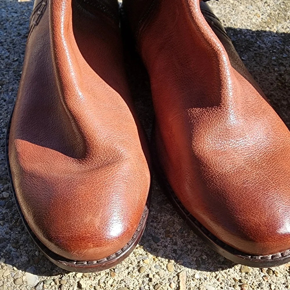 Frye Leather Buckle Riding Boots Size 7 - Picture 6 of 7